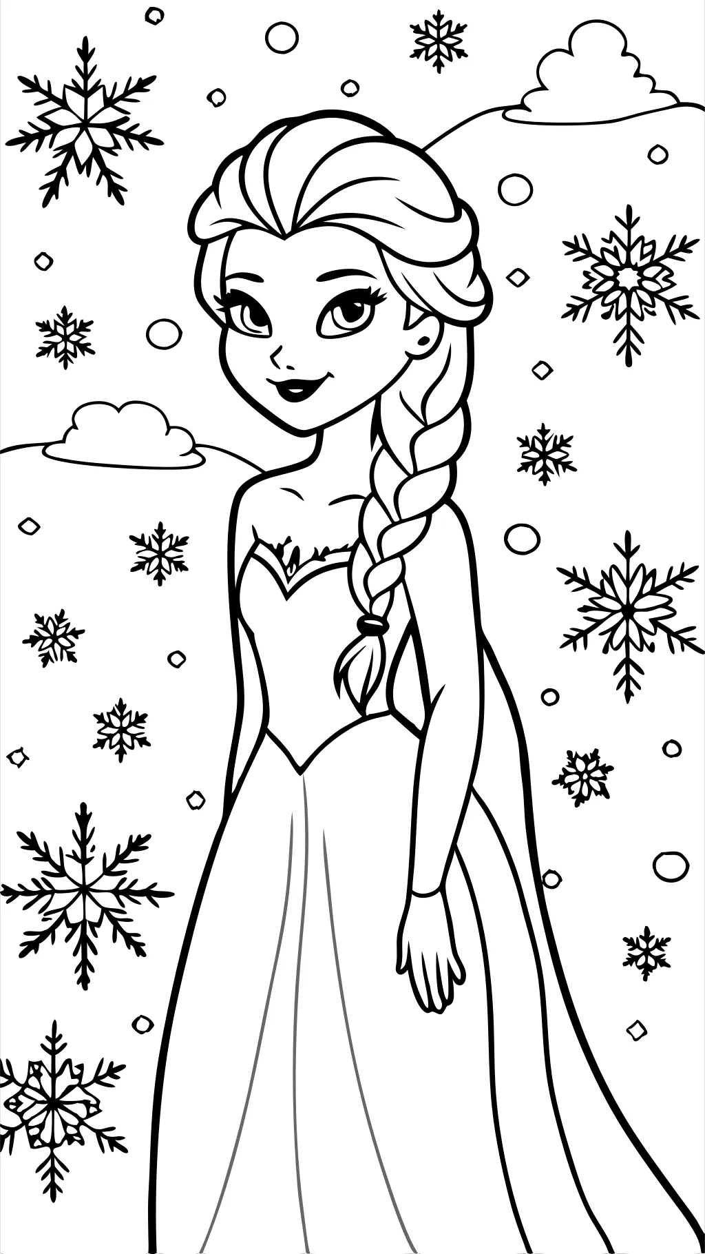 coloring pages elsa